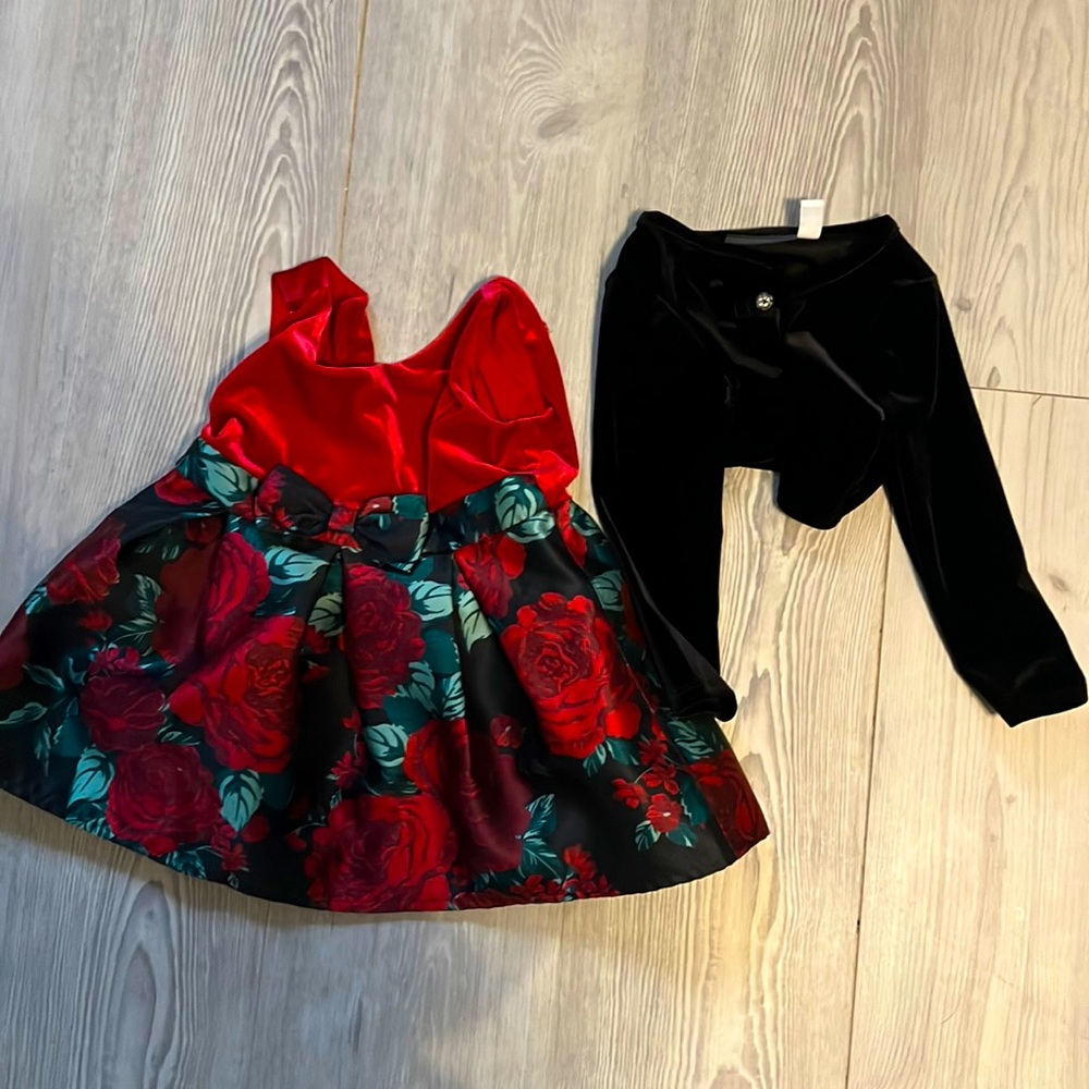 Baby Holiday Dress and sweater🥰